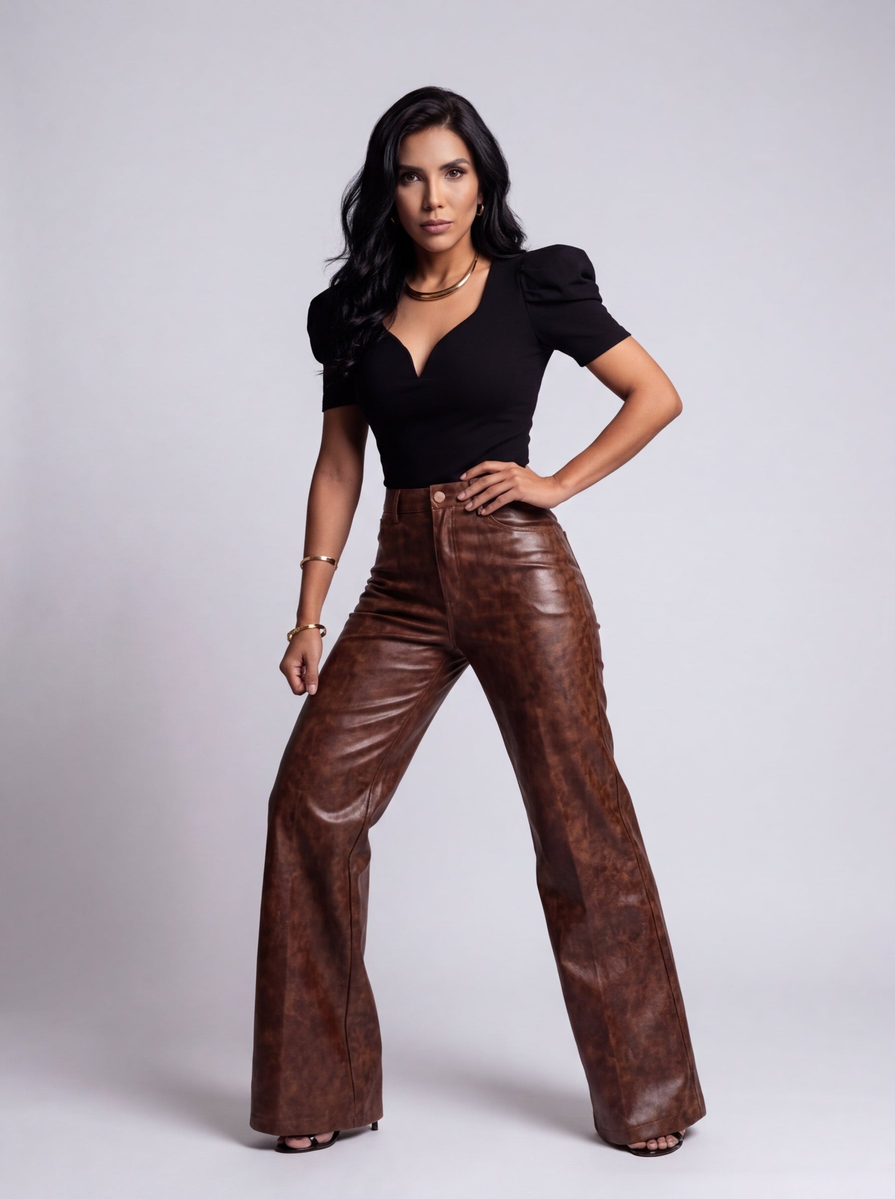 Pantalón Cuero Viejo