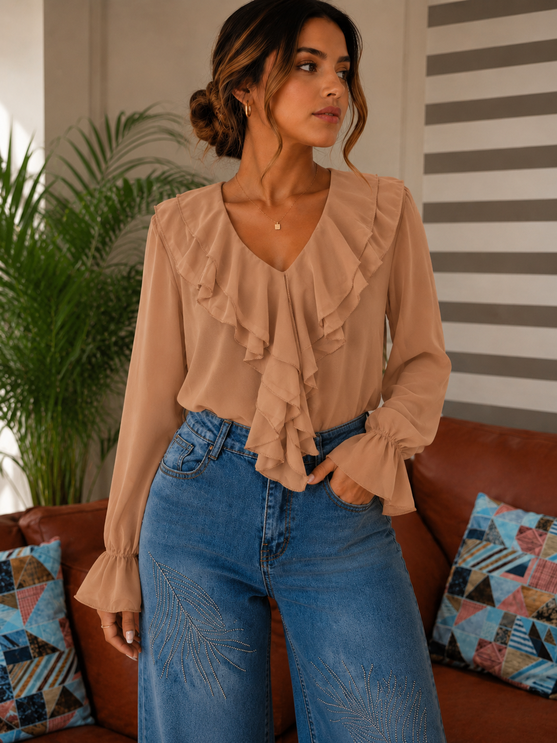 Blusa Chiffon