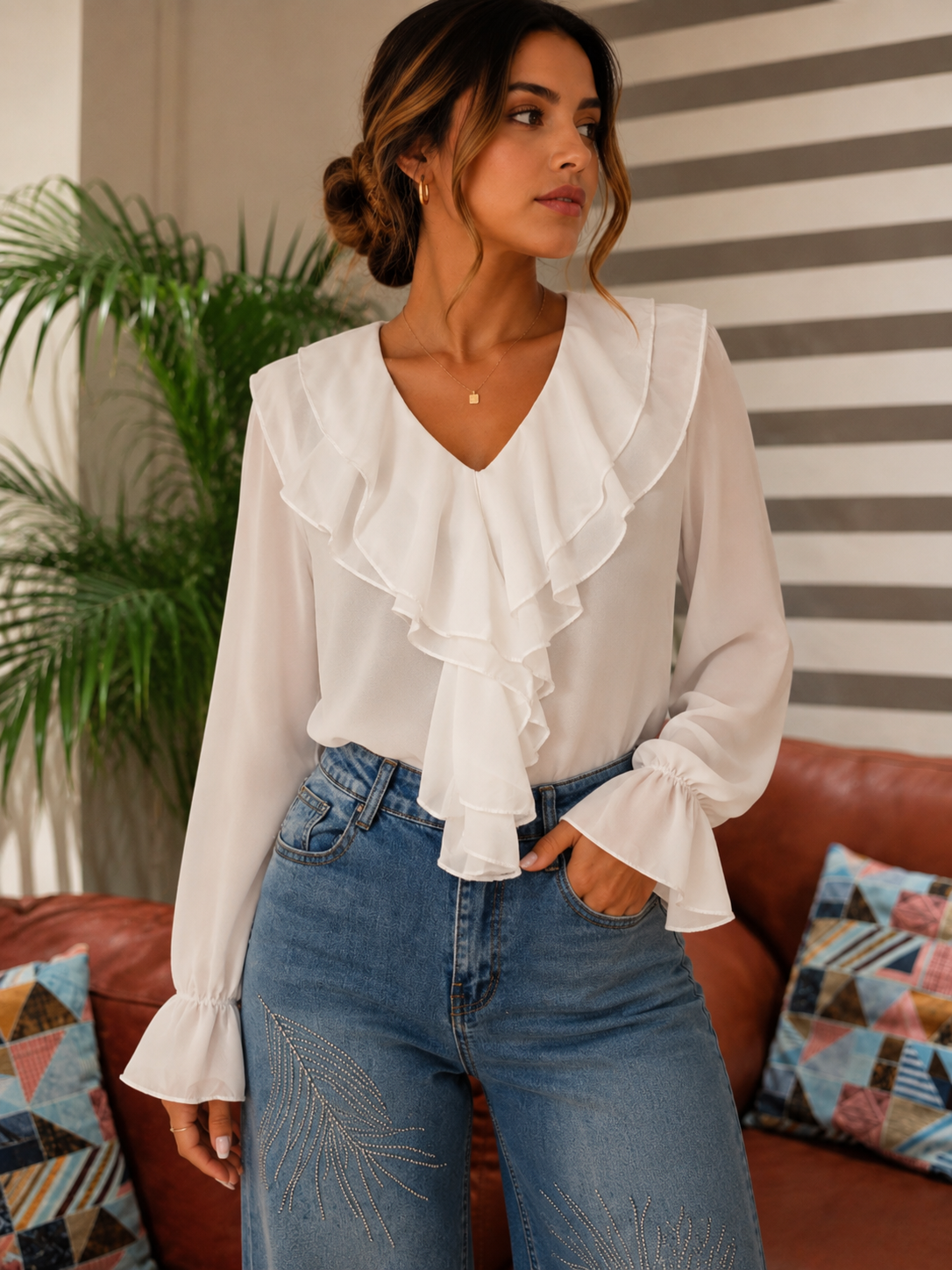 Blusa Chiffon