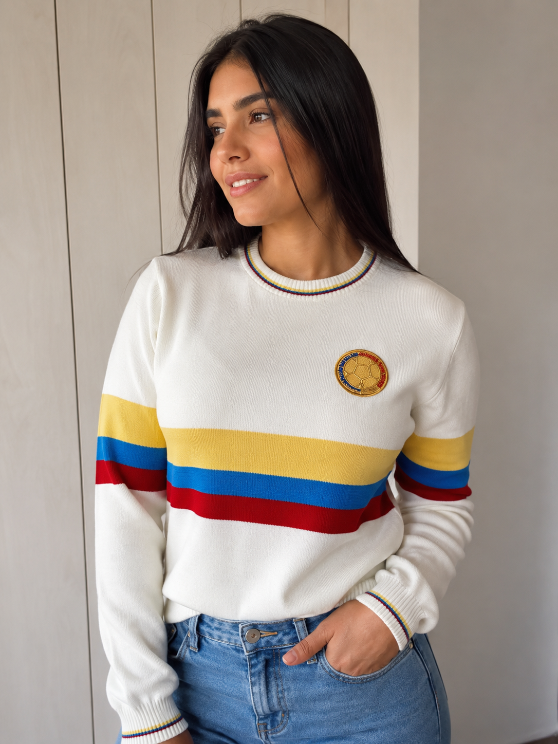 Buzo Tejido Herencia Tricolor