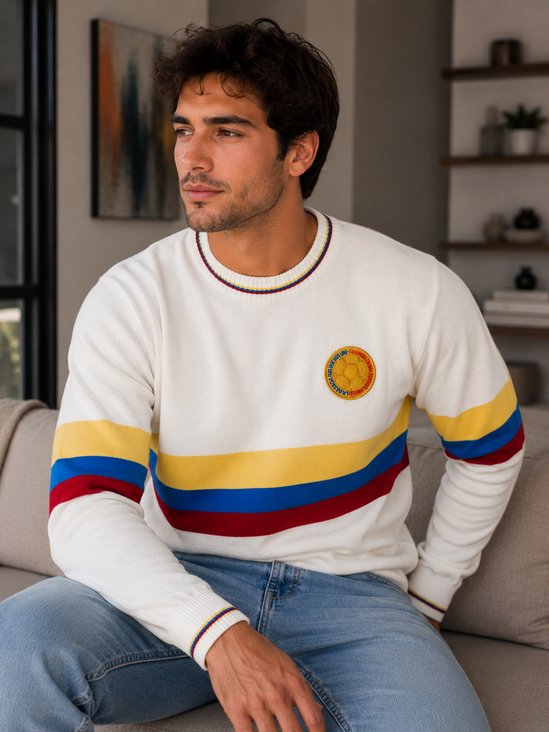 Buzo Tejido Herencia Tricolor