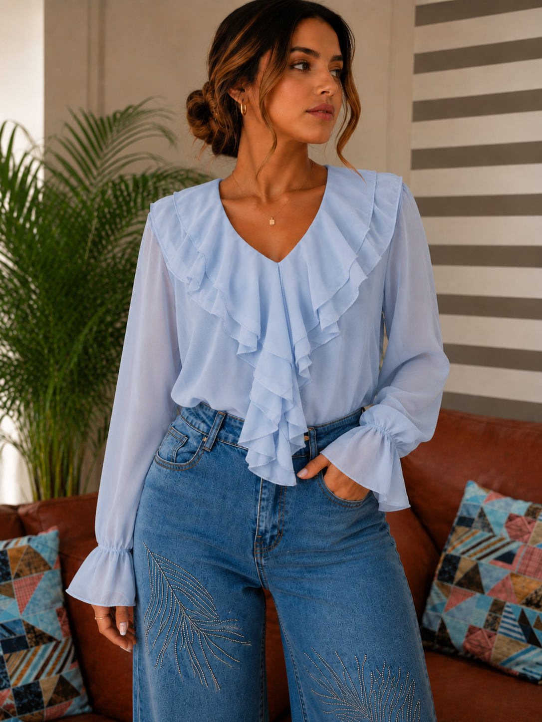 Blusa Chiffon
