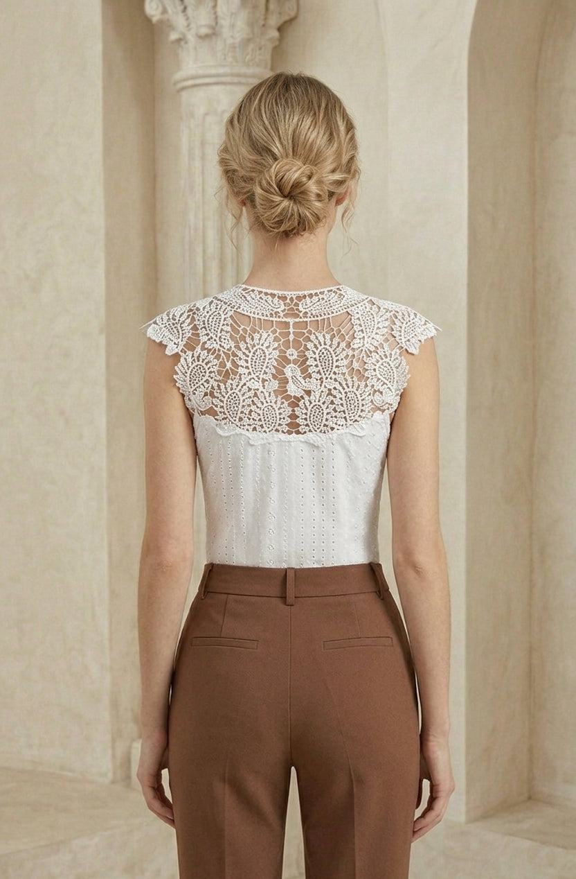 Blusa Venise Ojalillo