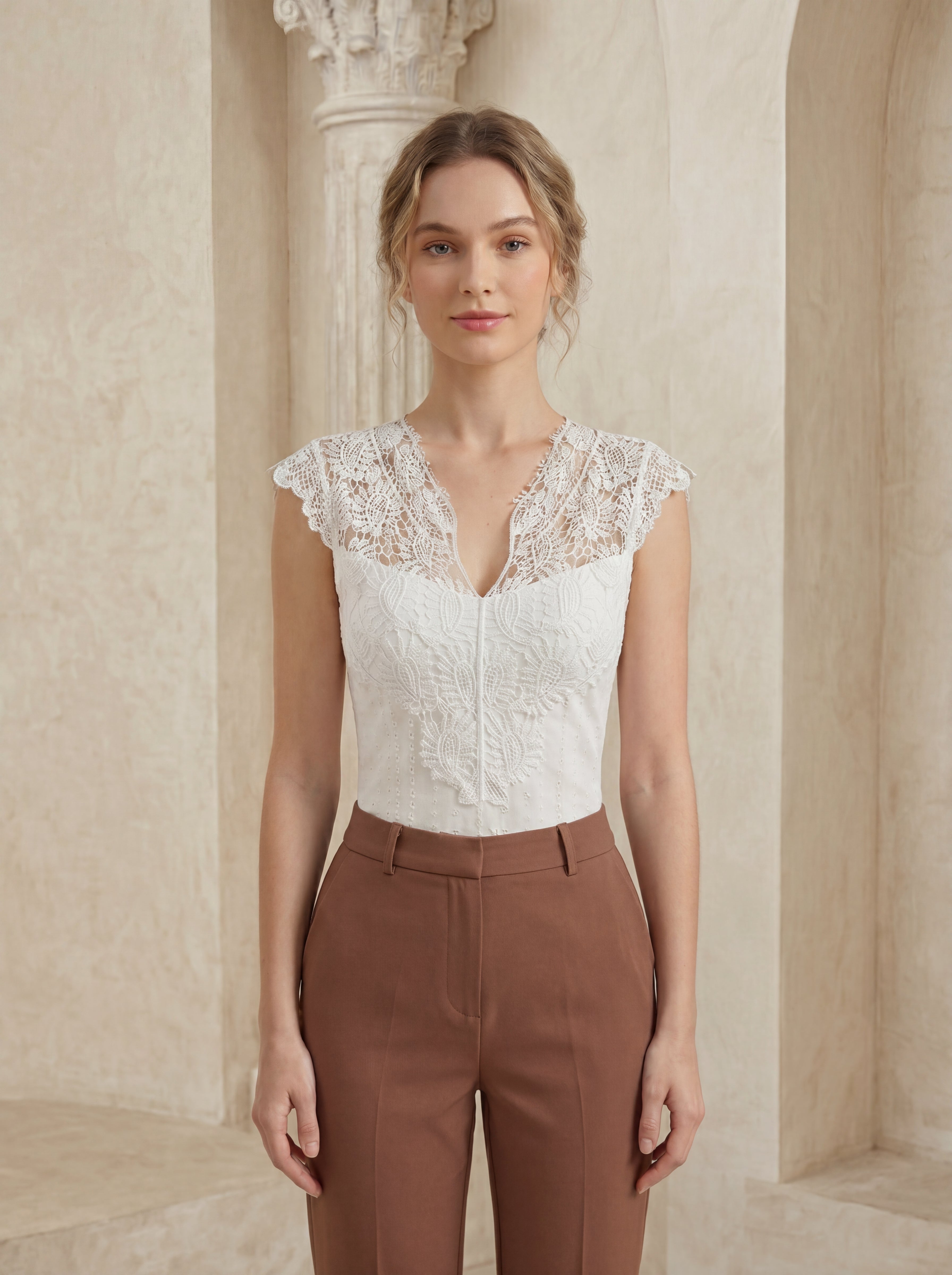 Blusa Venise Ojalillo
