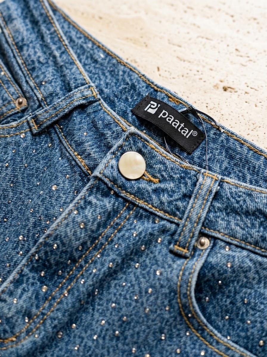 Jean Animal Print Stretch