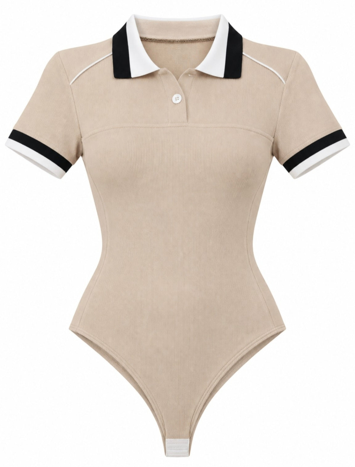 Body Polo Beige, vista frente