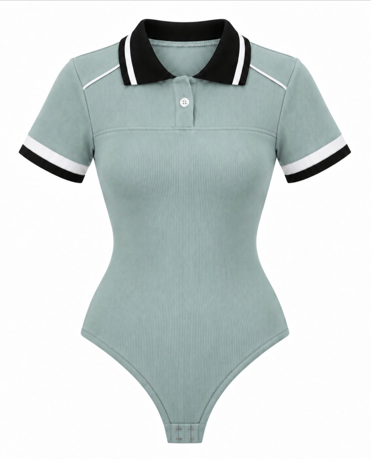 Body Polo Menta, vista frente