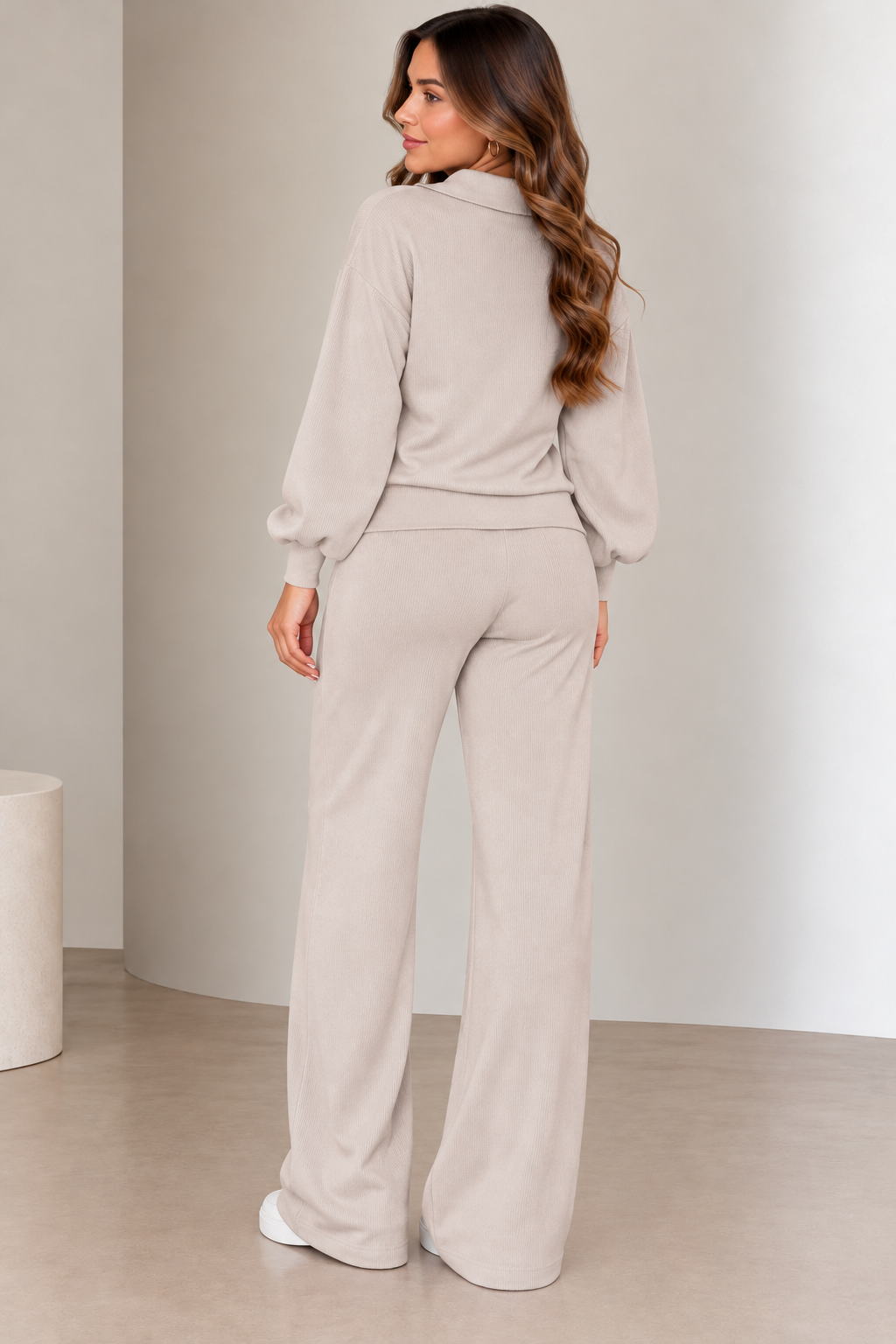 Hilo Belmonte Beige, vista espalda
