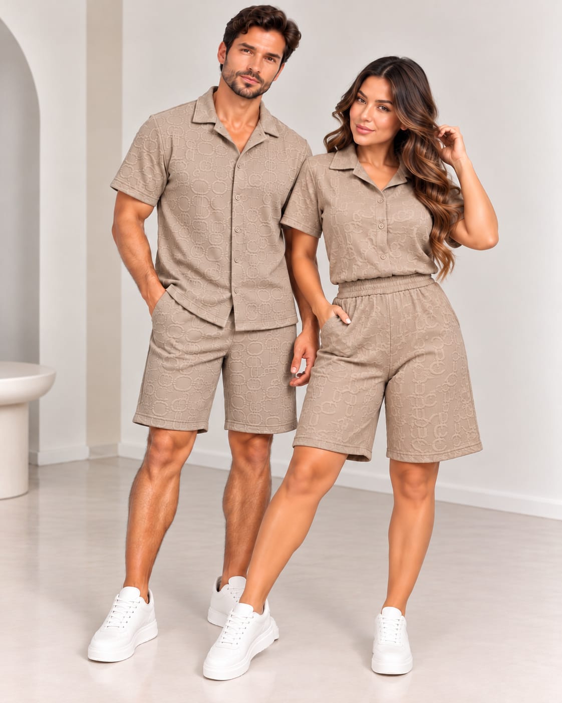 Deportivo Sello de Poder Cocoa, versiones Dama y Caballero juntas; venta por conjunto individual